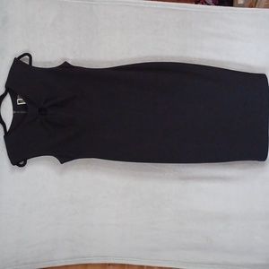 Julian Taylor New York Women's  Black Sheath Sleeveless  Dress Career Size 10.